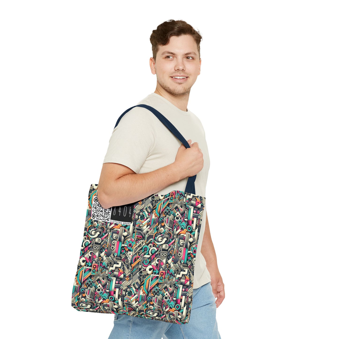 Digital Street Art Urban Street Style Tote Bag - 8404 Design-74