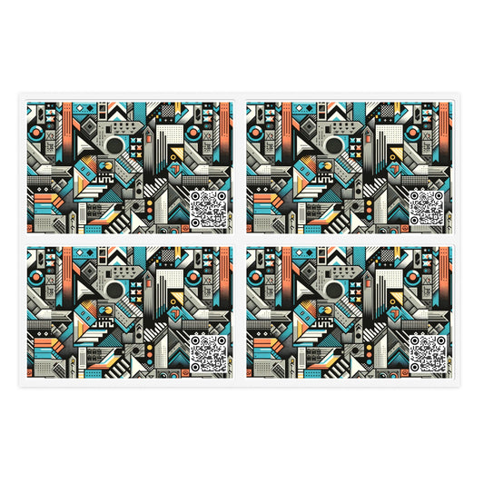 Digital Street Art Urban Street Style Sticker Sheet - 8404 Design-81