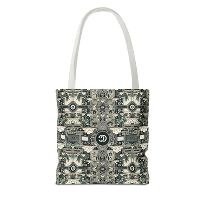 Cyber Garden Party Tech Garden Extravaganza Tote Bag - 8404 Design-54