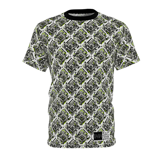 Elevated Sporty Tech Tech-Forward Streetwear Unisex Cut & Sew Tee - 8404 Design-70