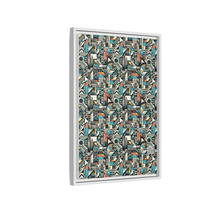 Digital Street Art Urban Street Style Matte Canvas, Framed (multi-color) - 8404 Design-81 B