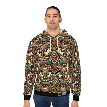 Digital Renaissance Modern Baroque Fusion Pullover Hoodie - 8404 Design-60