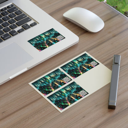 Tech Noir Aesthetics Tech-Forward Urban Dystopia Sticker Sheets - 8404 Design-62
