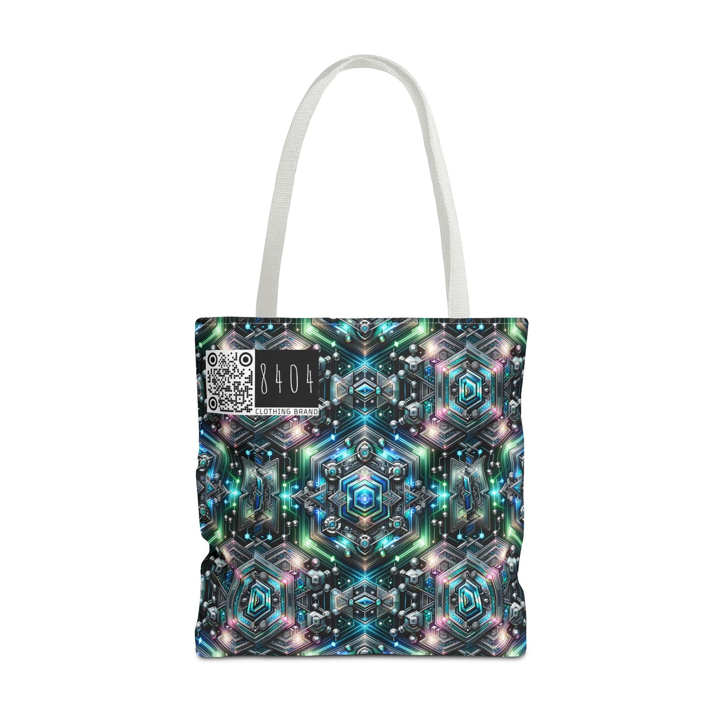 Tech-Infused Futurism Futuristic Tech Tote Bag - 8404 Design-63