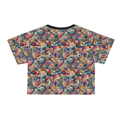 Digital Artistic Expression Artistic Streetwear Crop Tee - 8404 Design-49