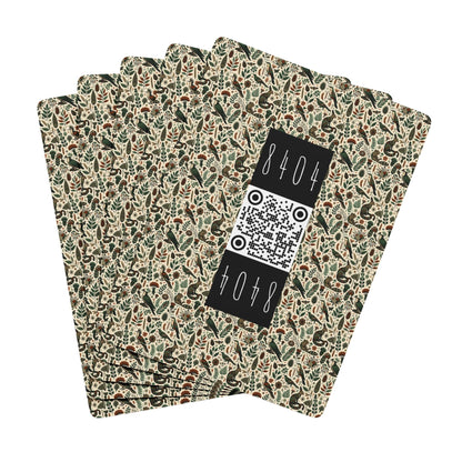 Urban Jungle Nature Meets Streetwear Poker Playing Cards - 8404 Design-64 S