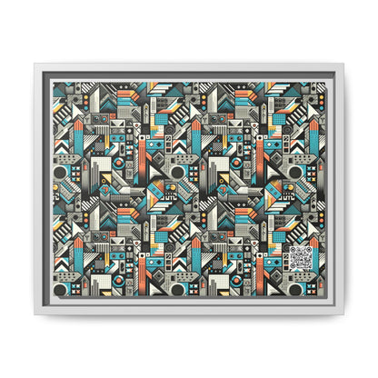 Digital Street Art Urban Street Style Matte Canvas, Framed (multi-color) - 8404 Design-81 A