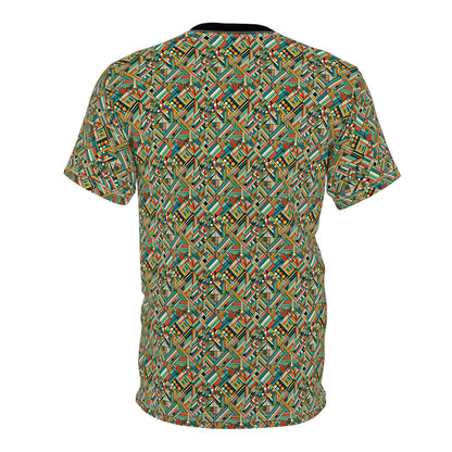 Abstract Graphic Art Modern Artistic Expression Unisex Cut & Sew Tee - 8404 Design-67
