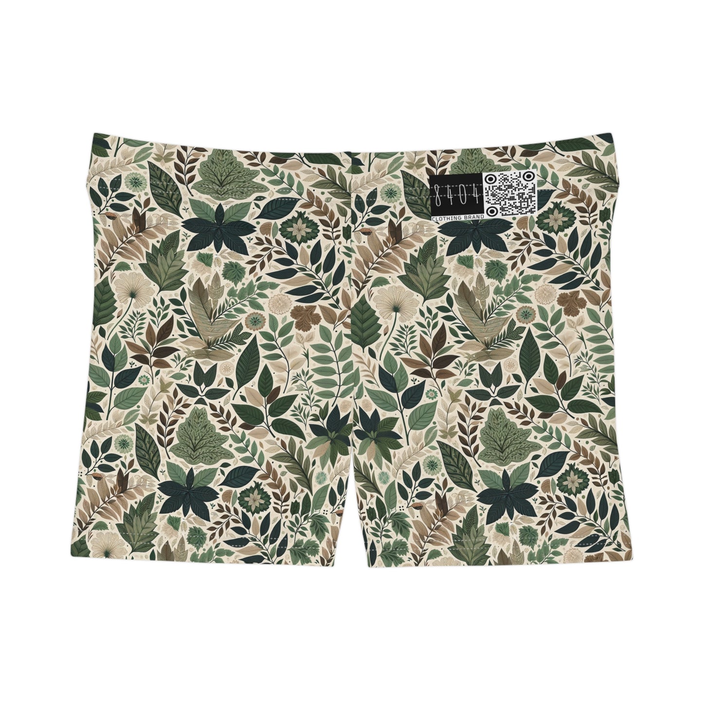 Streetwear Sustainability Environmentally Conscious Streetwear with a Natural Aesthetic Women's Shorts - 8404 Design-57