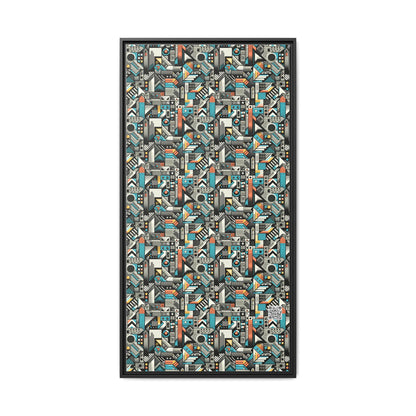 Digital Street Art Urban Street Style Matte Canvas, Framed (multi-color) - 8404 Design-81 B