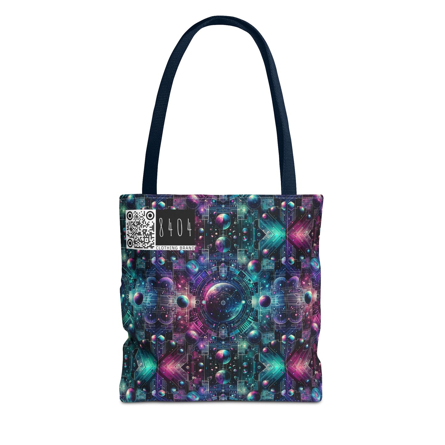 Galactic Hues Tech-Forward Cosmic Fusion Tote Bag - 8404 Design-59
