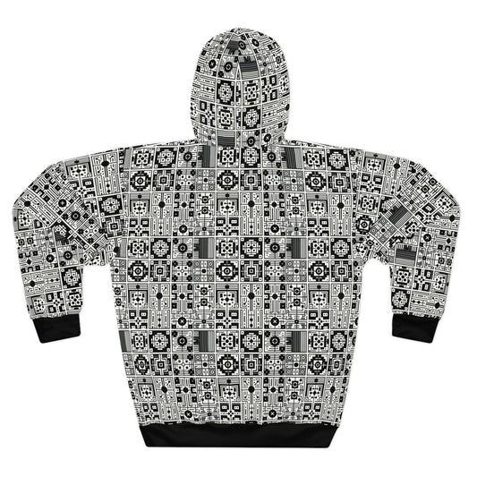 Digital Minimalism Minimalist Tech Pullover Hoodie - 8404 Design-55