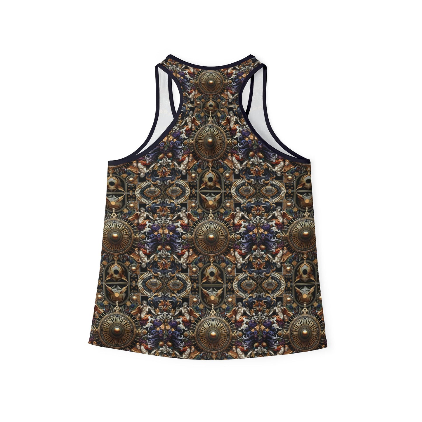 Digital Renaissance Luxurious Streetwear Inspired By Classical Art With a Modern Twist Women's Tank Top - 8404 Design-55