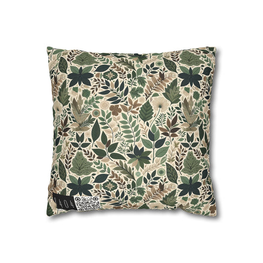 Streetwear Sustainability Environmentally Conscious Streetwear with a Natural Aesthetic Faux Suede Square Pillowcase - 8404 Design-57