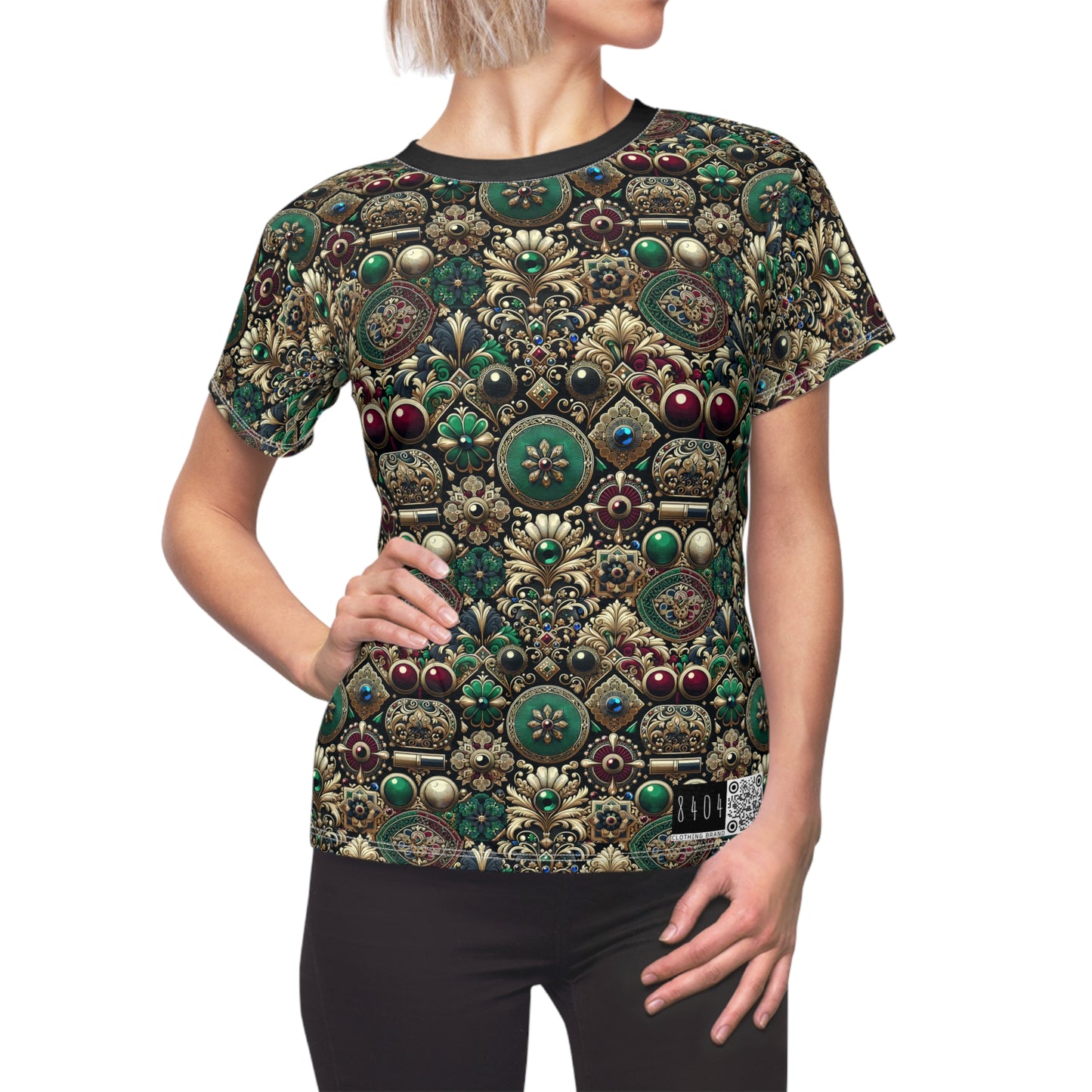 Neo-Dandyism Modern Dandy Streetwear Women's Cut & Sew Tee - 8404 Design-54