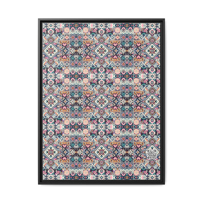 Matte Canvas, Framed (multi-Color) - 8404 Design-01