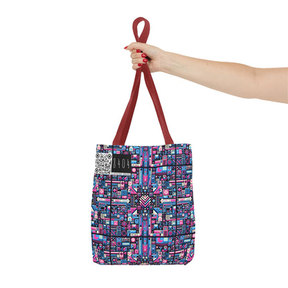 Digital Rebellion Youthful Streetwear with a Rebellious Digital Twist Tote Bag - 8404 Design-65