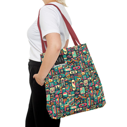 Skate Culture Revival Urban Retro Cool Tote Bag - 8404 Design-61