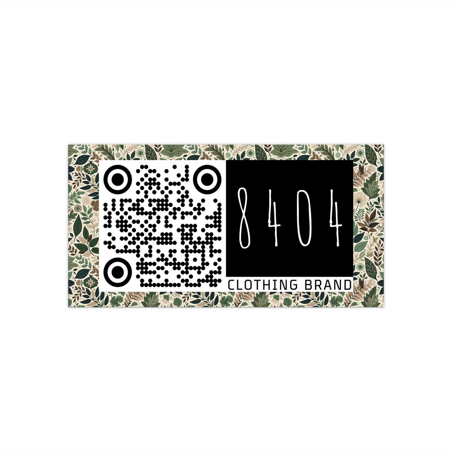 Streetwear Sustainability Environmentally Conscious Streetwear with a Natural Aesthetic Bumper Sticker - 8404 Design-57