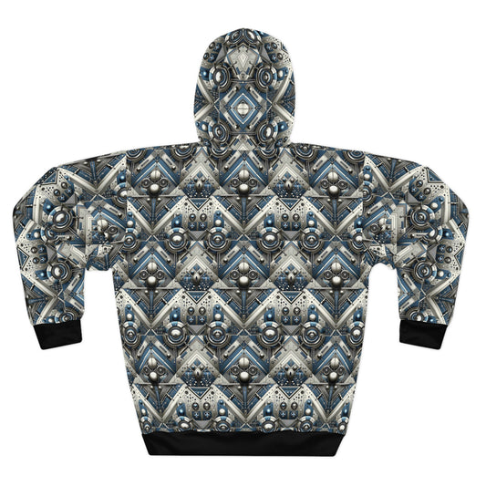 Tech Utility Fusion Tech-Forward Utility With a Futuristic Edge Pullover Hoodie - 8404 Design-63