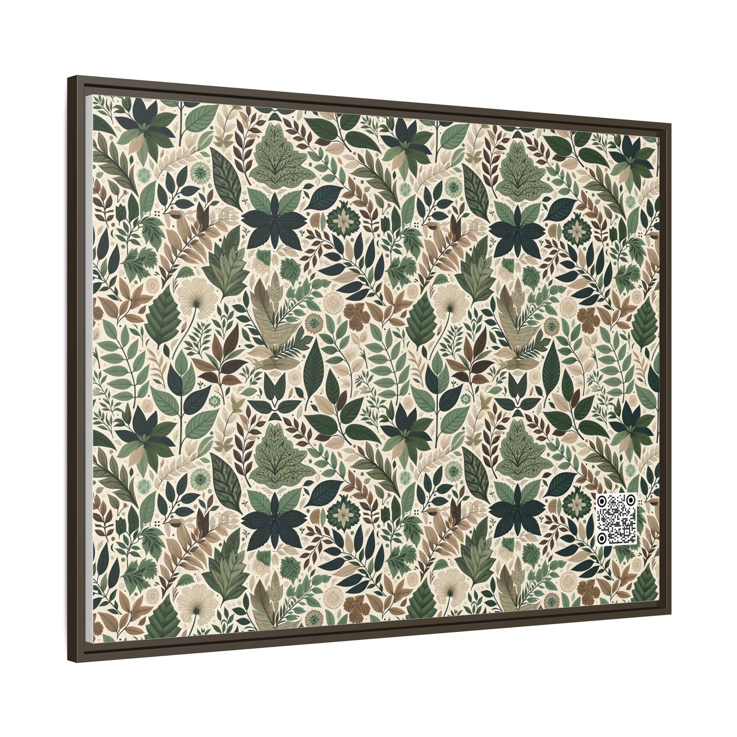 Streetwear Sustainability Environmentally Conscious Streetwear with a Natural Aesthetic Matte Canvas, Framed (multi-color) - 8404 Design-57 A