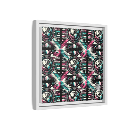 Digital Artistry Digital-native Streetwear Matte Canvas, Framed (multi-color) - 8404 Design-62 B