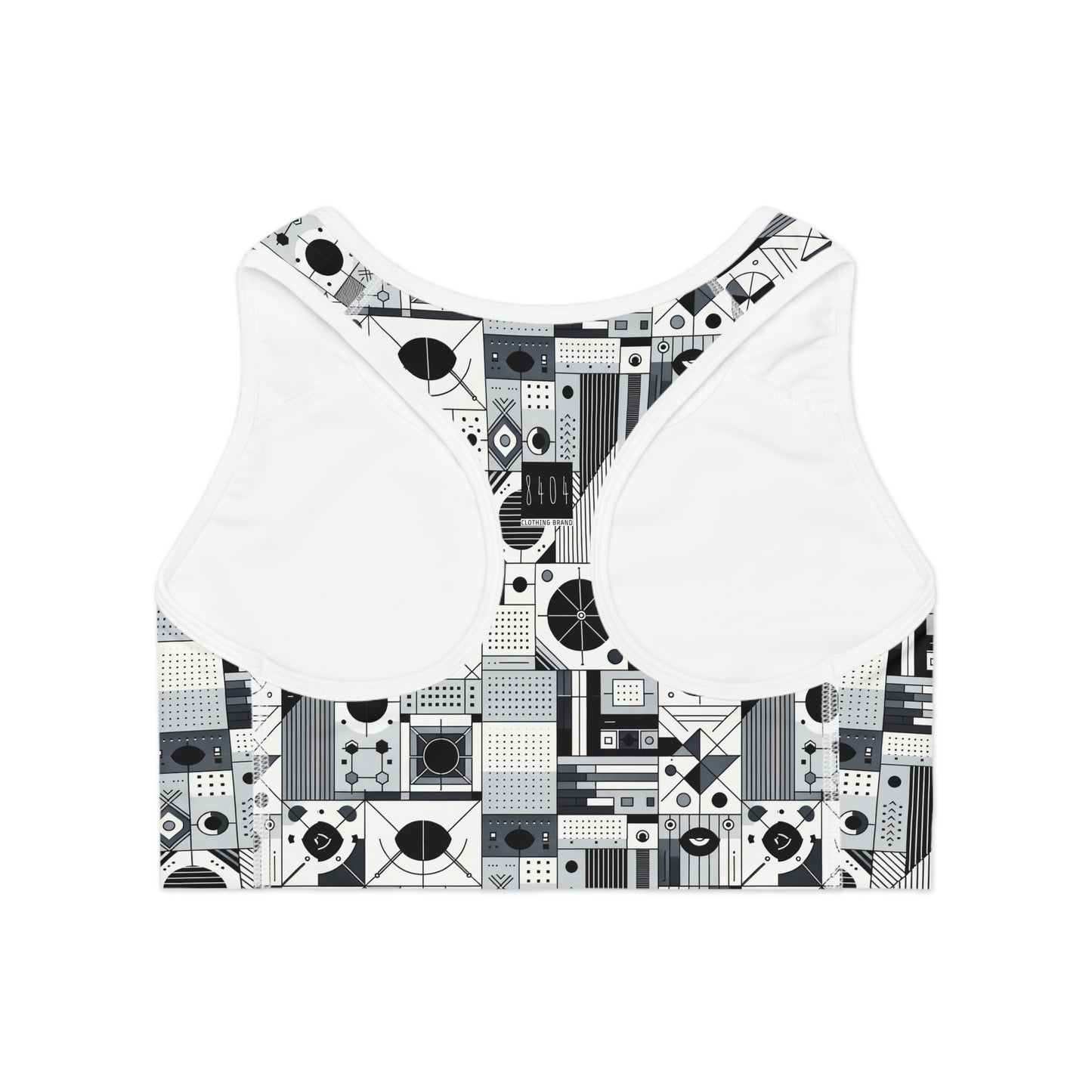 Digital Minimalism Minimalist Tech Sports Bra - 8404 Design-65