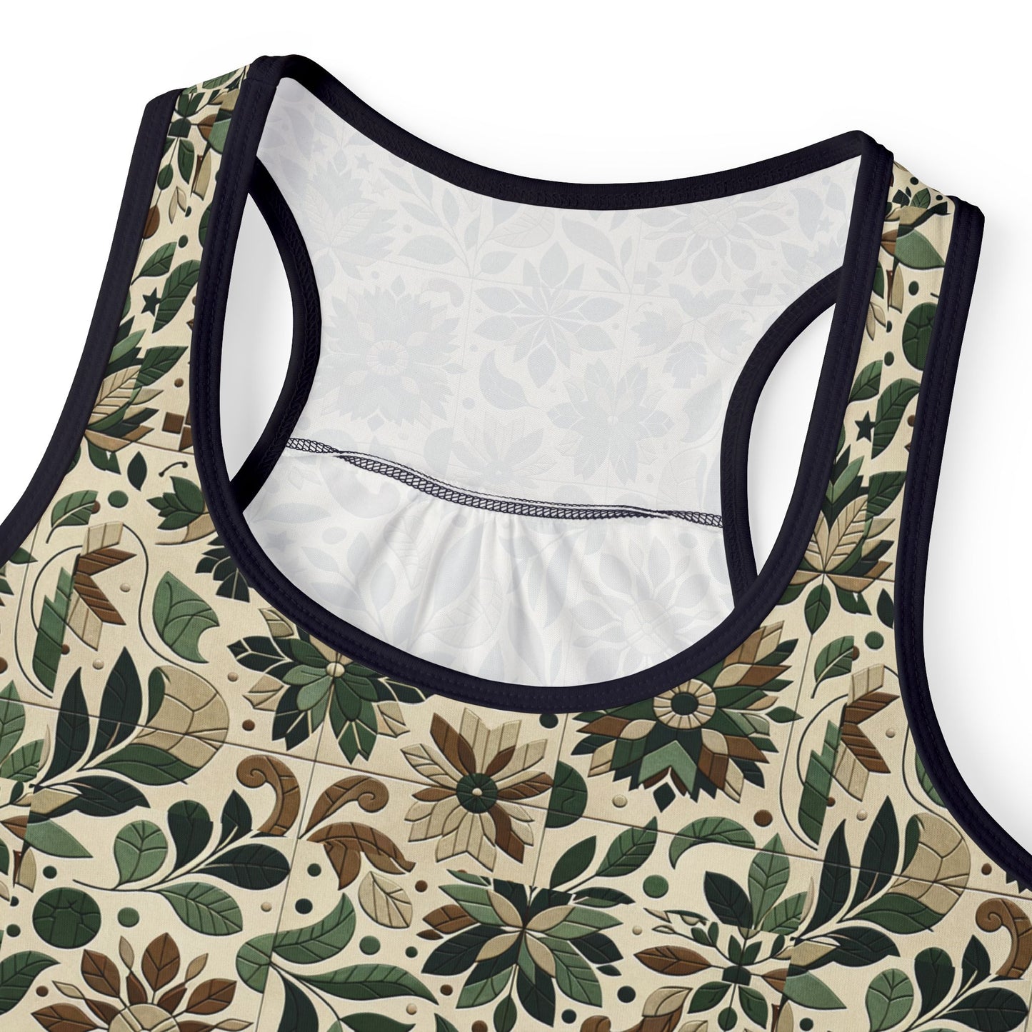 Streetwear Sustainability Environmentally Conscious Streetwear with a Natural Aesthetic Women's Tank Top - 8404 Design-56