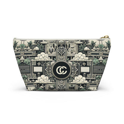 Cyber Garden Party Tech Garden Extravaganza Accessory Pouch W T-Bottom - 8404 Design-54