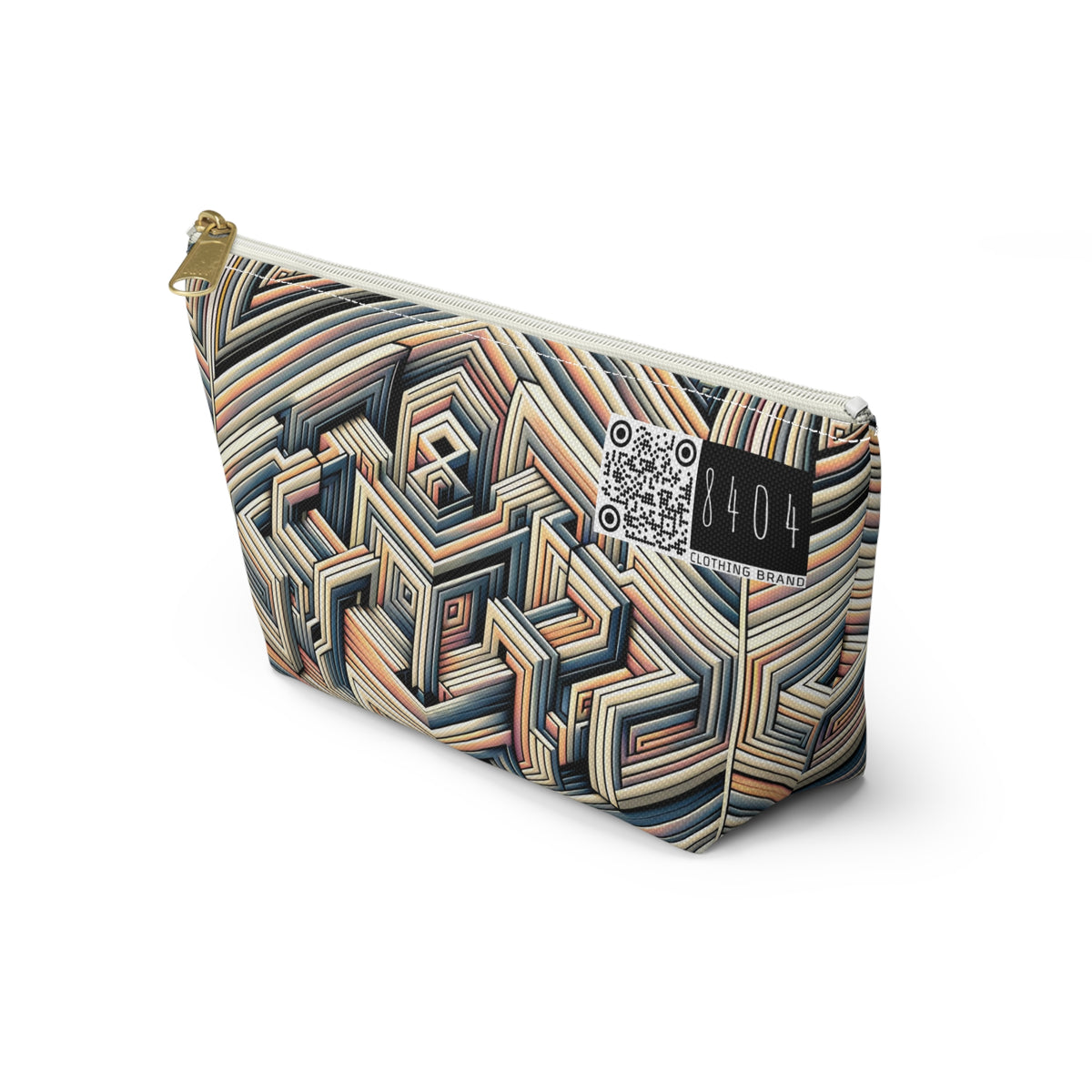 Tech Illusion Graphics Futuristic Artistry Accessory Pouch W T-bottom - 8404 Design-52
