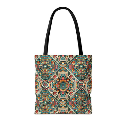 Cultural Fusion Tech Blend of Cultural Heritage With Tech-Inspired Elements Tote Bag - 8404 Design-74
