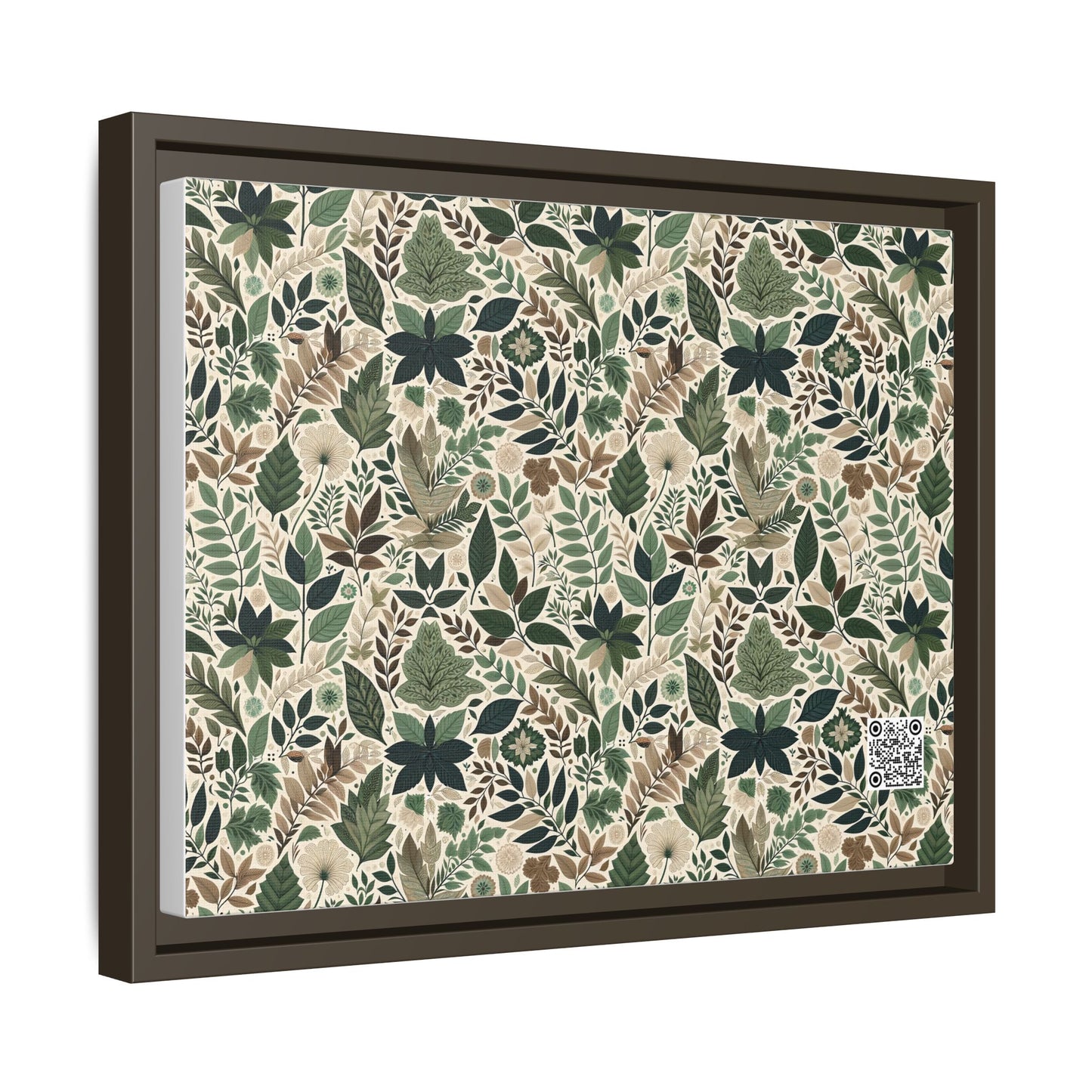 Streetwear Sustainability Environmentally Conscious Streetwear with a Natural Aesthetic Matte Canvas, Framed (multi-color) - 8404 Design-57 A