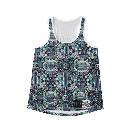Digital Renaissance Tech-Forward Maximalism Women's Tank Top - 8404 Design-44