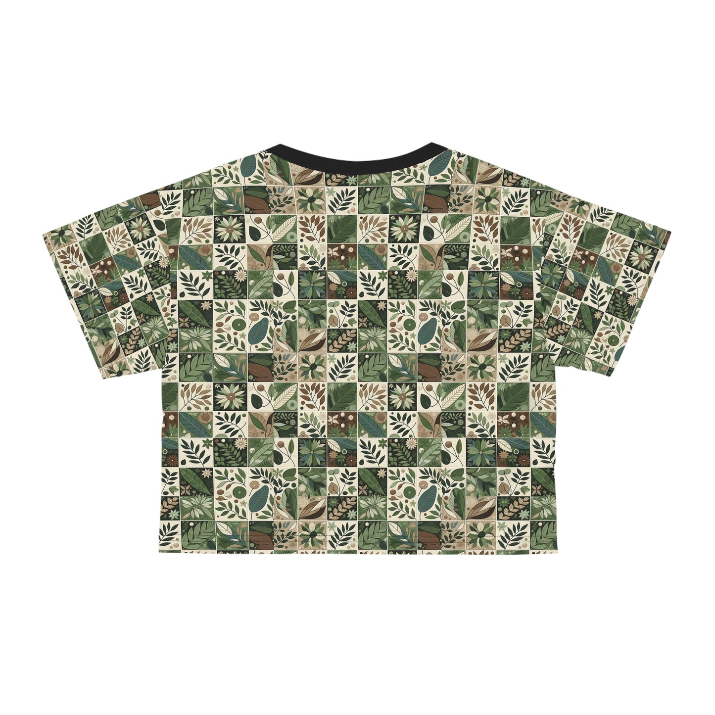 Streetwear Sustainability Environmentally Conscious Streetwear with a Natural Aesthetic Crop Tee - 8404 Design-57