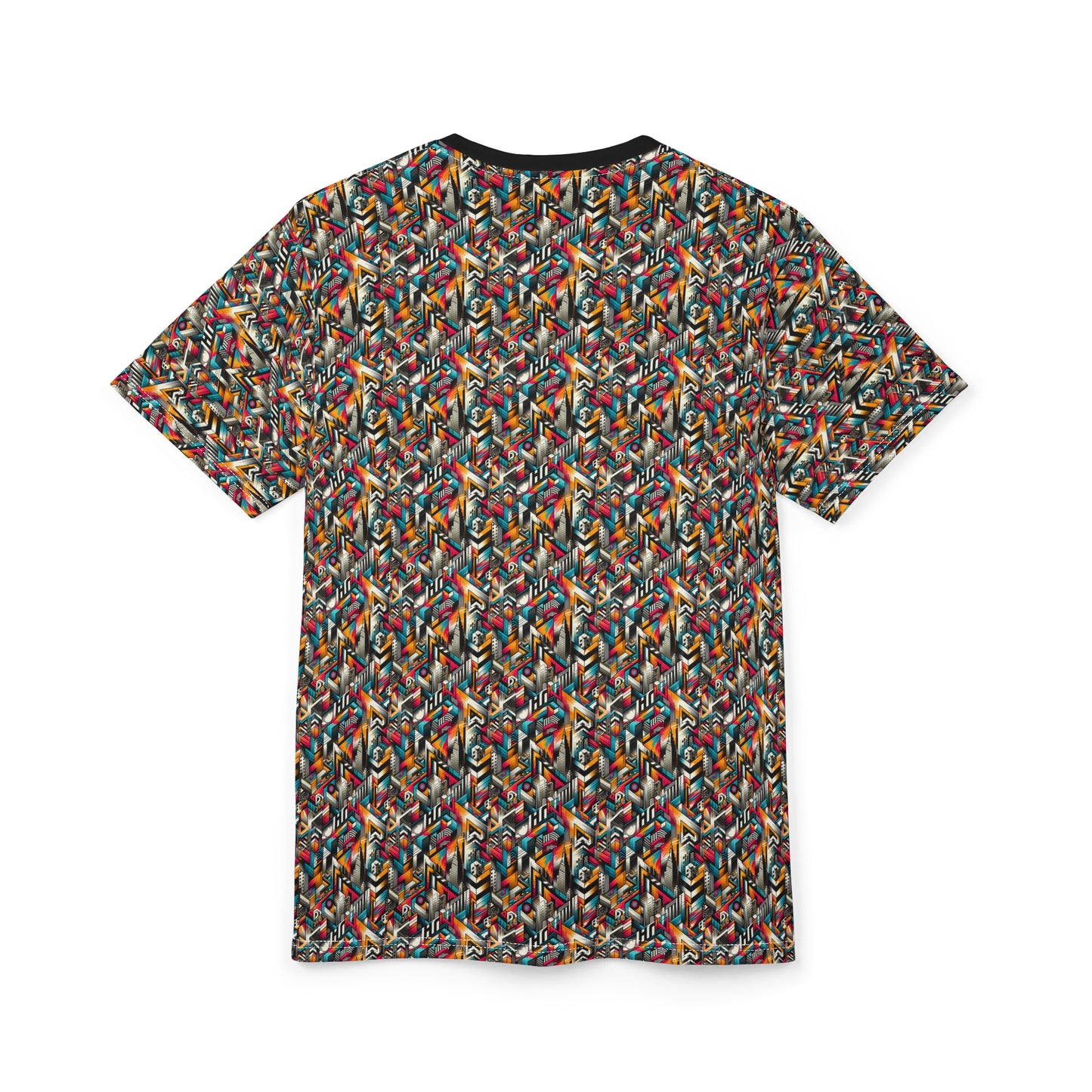 Graffiti Revival Urban Street Art Unisex Cut & Sew Tee - 8404 Design-62