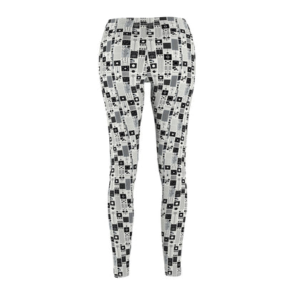 Digital Minimalism Minimalist Tech Women's Cut & Sew Casual Leggings - 8404 Design-54