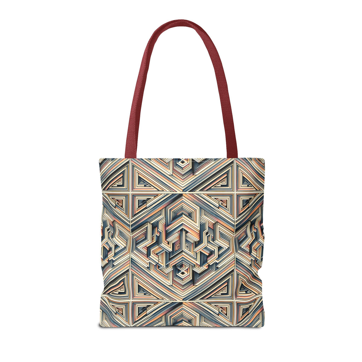 Tech Illusion Graphics Futuristic Artistry Tote Bag - 8404 Design-52