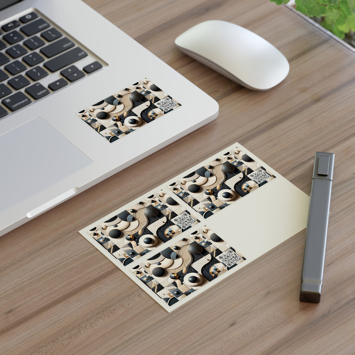 Tech-forward Luxe Streetwear Tech Luxe Fusion Sticker Sheet - 8404 Design-71