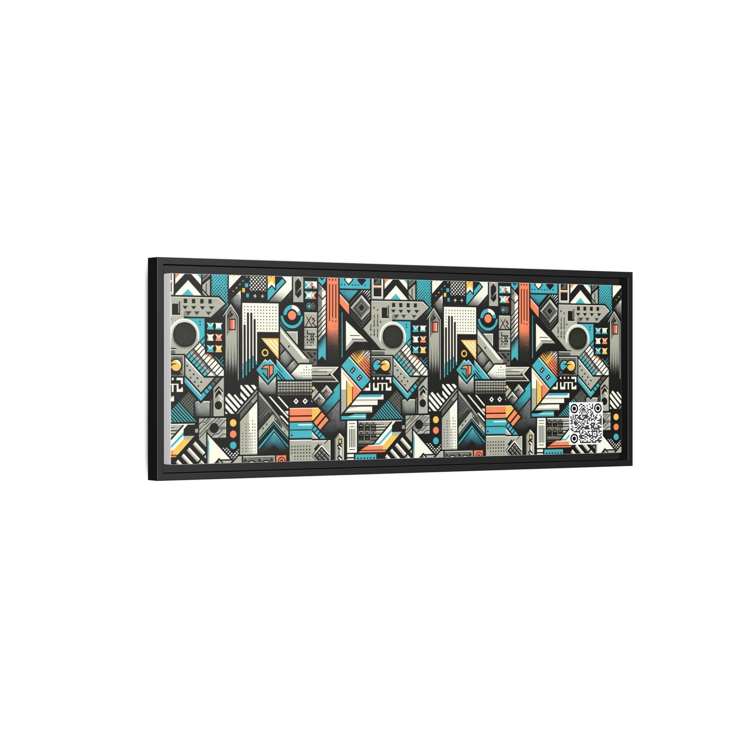 Digital Street Art Urban Street Style Matte Canvas, Framed (multi-color) - 8404 Design-81 B