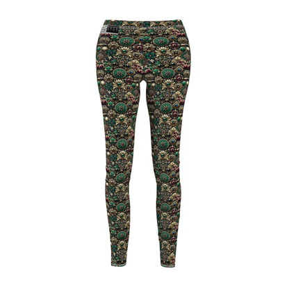 Neo-Dandyism Modern Dandy Streetwear Women's Cut & Sew Casual Leggings - 8404 Design-54