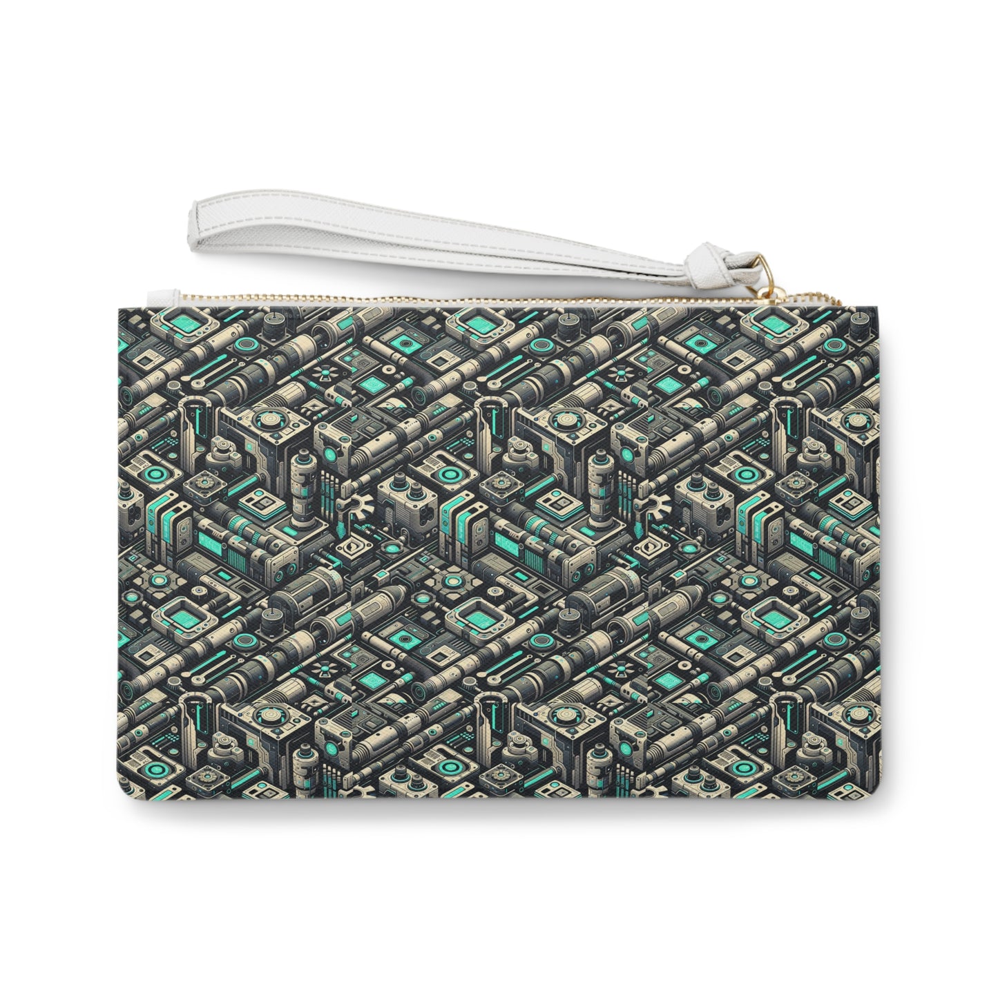 Tech Utility Fusion Modern Tech Streetwear Clutch Bag - 8404 Design-49
