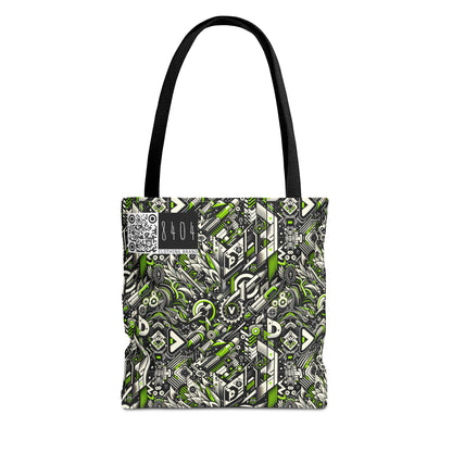 Graffiti Tech Fusion Bold Streetwear Fusion Tote Bag - 8404 Design-59
