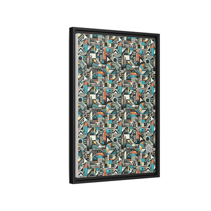 Digital Street Art Urban Street Style Matte Canvas, Framed (multi-color) - 8404 Design-81 B