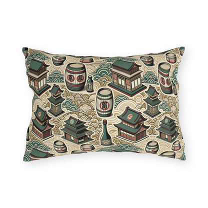 Cultural Artisanal Fusion Contemporary Cultural Elegance Outdoor Pillow - 8404 Design-68