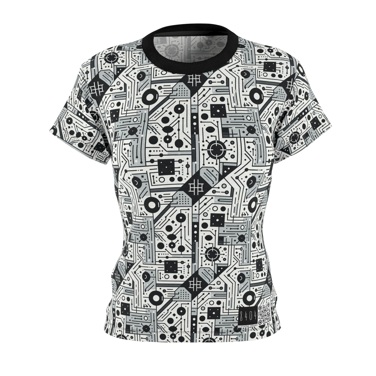 Digital Minimalism Minimalist Tech Women's Cut & Sew Tee - 8404 Design-48