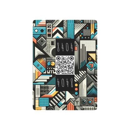 Digital Street Art Urban Street Style Poker Playing Cards - 8404 Design-81 B