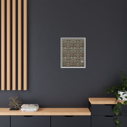Urban Renaissance Historical Fusion With Street Edge Matte Canvas, Framed (multi-Color) - 8404 Design-57 A