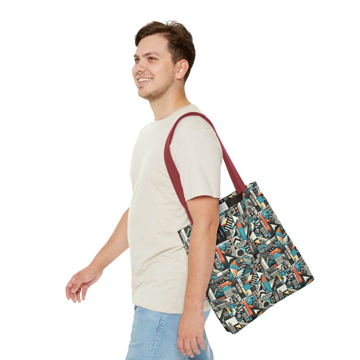 Digital Street Art Urban Street Style Tote Bag - 8404 Design-81