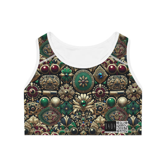 Neo-Dandyism Modern Dandy Streetwear Sports Bra - 8404 Design-54