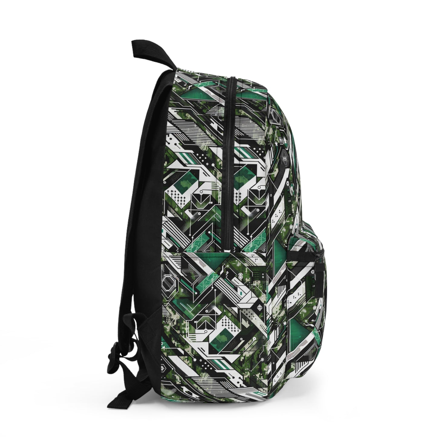 Tech Camo Fusion Tech-Forward Streetwear With a Futuristic Edge Backpack - 8404 Design-63